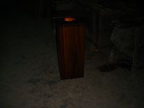 Cypress Beam Accent Table Lighted 2 small