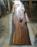 Sinker Cypress Table And Bench Steampunk, Industrial 5 small