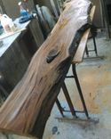 Sinker Cypress Table And Bench Steampunk, Industrial 6 small