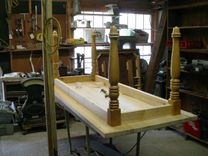 7 Foot Golden Cypress Harvest Table 5 small