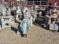 34 In. Immaculate Heart Of Mary Statue Concrete Statues 3 small