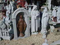 34 In. Immaculate Heart Of Mary Statue Concrete Statues 6 small