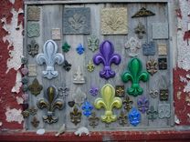 Fleur Di Lis Wall Plaque Or Tile Insert 4 small