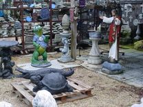 4 Foot Plus Life Like Alligator Concrete Statue Or Water Feature 6 small