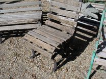 Sold 3 Piece Patio Set 5' Bench, 2 19 3 small