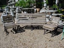 Sold 3 Piece Patio Set 5' Bench, 2 19 1 small