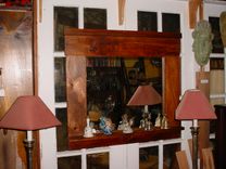 Mission Style Hall Mirror Hat Rack, Built To Your Size 1 small