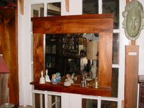 Mission Style Hall Mirror Hat Rack, Built To Your Size 4 small