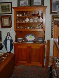 Louisiana Cypress Step Back Bookcase Display Cabinet 1 small