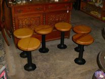 Sold Heart Of The Cypress Soda Fountain Bar Stools 14 1 small