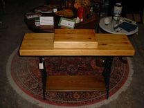 Repurposed Sushi Charcuterie  Butcher Block Style Prep Table & Cutting Board 2 small
