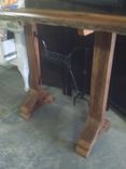 Double Pedestal Cypress Foyer Or Sofa Table 2 small