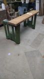 Industrial Deco Style Machine Stand, 8' Long 38 1 small