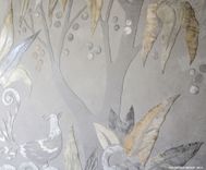 Raised Venetian Plaster Murals 1 small