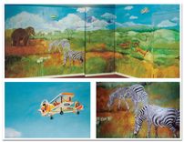Girls Bedroom/Boys Bedroom Murals 3 small