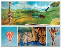 Girls Bedroom/Boys Bedroom Murals 4 small