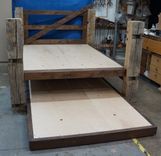 Reclaimed Post & Trundle Bed 6 small