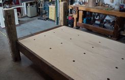 Reclaimed Post & Trundle Bed 3 small