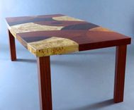Veneer Patchwork Table 4 small