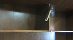 !00% Clear Walnut Entertainment Center 4 small