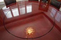 Purple-Heart Dining Table 2 small