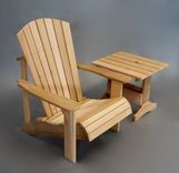 Cedar Adirondack Chairs And Table 3 small
