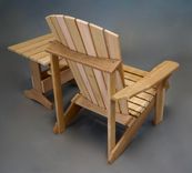Cedar Adirondack Chairs And Table 2 small