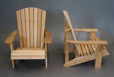 Cedar Adirondack Chairs And Table 5 small