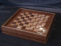 Tabletop Checker/ Chess Board 1 small
