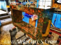 Copper Tables With Beautiful Patina 2 small