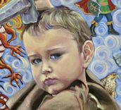 Hand Painted Portrait As Illustration: 16 2 small