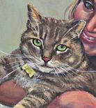 Custom Hand Painted Pet Portraits:11'X14 2 small