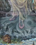 Hand Painted Portrait As Illustration: 58x34 3 small