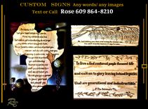 Family Name Sign, Custom Wood Signs, Call 609 864-8210,Established Sign, Personalized 5 small