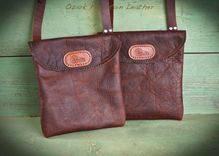 Bison Leather Cross Body Bag 2 small