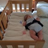 Sidecar Style Baby Bed Attaches To Your Adult Bed 6 small