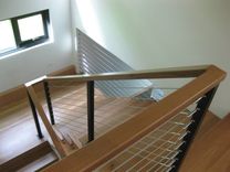 Stainless Cable & Oak Railing 3 small