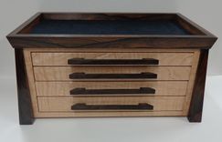 4 Drawer Jewelry Chest With Valet Top 2 small