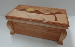 Commissioned Set Of Three Keepsake Boxes 1 small