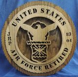17 Inch U. S. Military Plaques 1 small