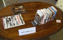 Cc Young Retirement Community - Dallas, Texas - Made For Nancy Hunt - 2 Custom Hand Carved Cross Table In Hand Wax Finish - Oval Twist Leg Table In Walnut With Oak Lnlay - In Library 2 small