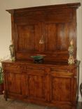 Custom Tv Cabinet Top To Cover Flat Screen - In Cherry Wood With Hand Wax Finish 1 small