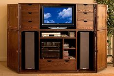 Solid Ash Entertainment Center 2 small