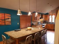 Wine Barrel Ring Pendant Light - Lavaliere - Made From Retired California Wine Barrel Rings 4 small