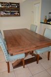 Farm Style Dining Room Table Solid Wood 1 small