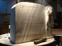Hand Carved And Hand Lettered Memorial Stones 5 small