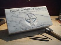 Hand Carved And Hand Lettered Memorial Stones 6 small