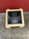 Rustic White Birch Flower Planter Box. 4 small