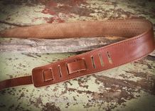 Personalized Leather Guitar Strap 2 small