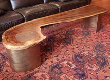 Walnut Slab Coffee Table 2 small
